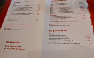 Brasserie Tante Pos Ommen menu