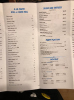 Sushi Lin menu