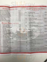 Pj Sushi menu