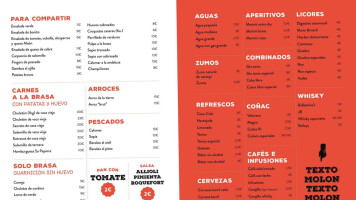 Sa Paparra menu