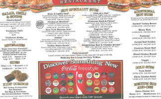 Firehouse Subs Rail Crossing menu