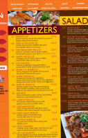 Sizzling Thai Kitchen menu