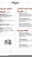 La Pergola menu