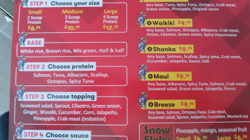 Poke Roll menu