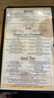 The Scrambler House menu