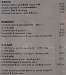 David Jones Espresso Bar menu