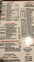 China River menu