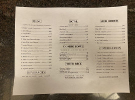 Chicken Teriyaki menu