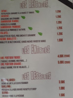 Le Mediterranee menu