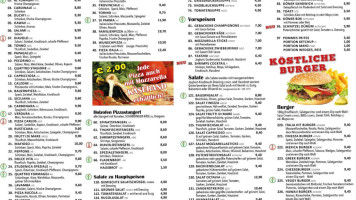 Café Pizzeria Finezza menu