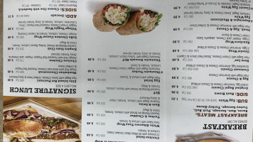 Manhattan Bagel menu