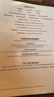 Steady Eddy's Pumphouse menu