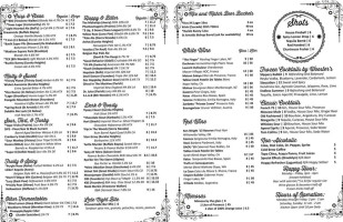 Holman Draft Hall menu