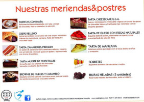 La Perla Negra menu