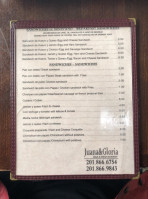 Juana Gloria menu