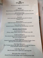 Bellini's Bistro menu