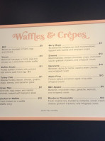 Sweetbakes Cafe menu