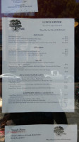 The Sycamore menu