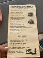 Pit B Q menu