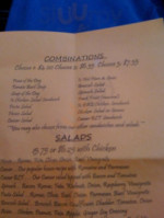 Two Olives Cafe menu