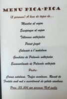 Celler De La Planassa menu