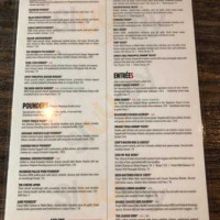 Wingers Alehouse menu