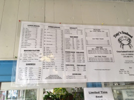 Tonys Crab Seafood menu