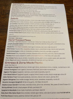 Zona 78 menu