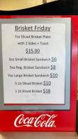 Archer's Bbq menu