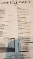 Crane Ramen Jacksonville menu