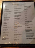 The Club Downtown menu