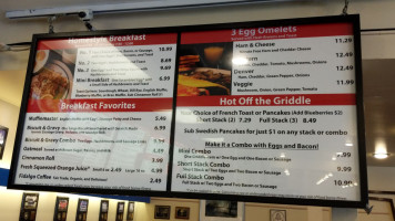 Burgermaster menu