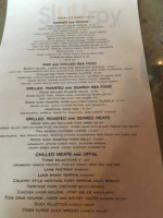 Fore Street Restaraunt menu