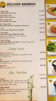 Golden Bamboo Vegetarian House menu