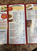 Cuban Eddie's menu