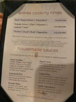 The Melting Pot menu