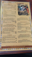 Zapata's Mexican menu