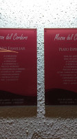 Mesón Del Cordero menu