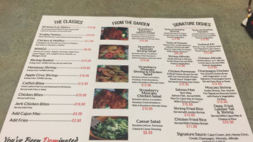 K K Jamaican menu