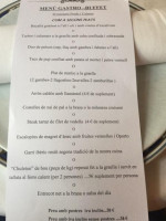 Casa Rural Ca La Manyana menu