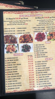 Pb Oriental menu