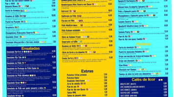 Surfers Grill menu