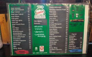 Kedai Kopi Kantong menu