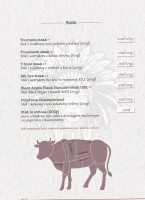 Indian Burger menu