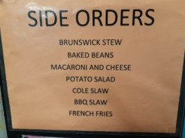 Macon Road BBQ menu