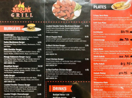 M & M GRILL menu