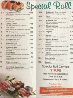 Japan Sushi House menu