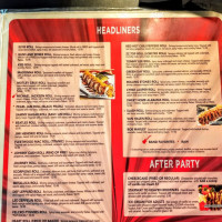 Rock N' Roll Sushi Hibachi menu