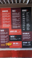 Kiko’s Burrito Co. Carry Out menu