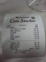 Casa Sanchez food